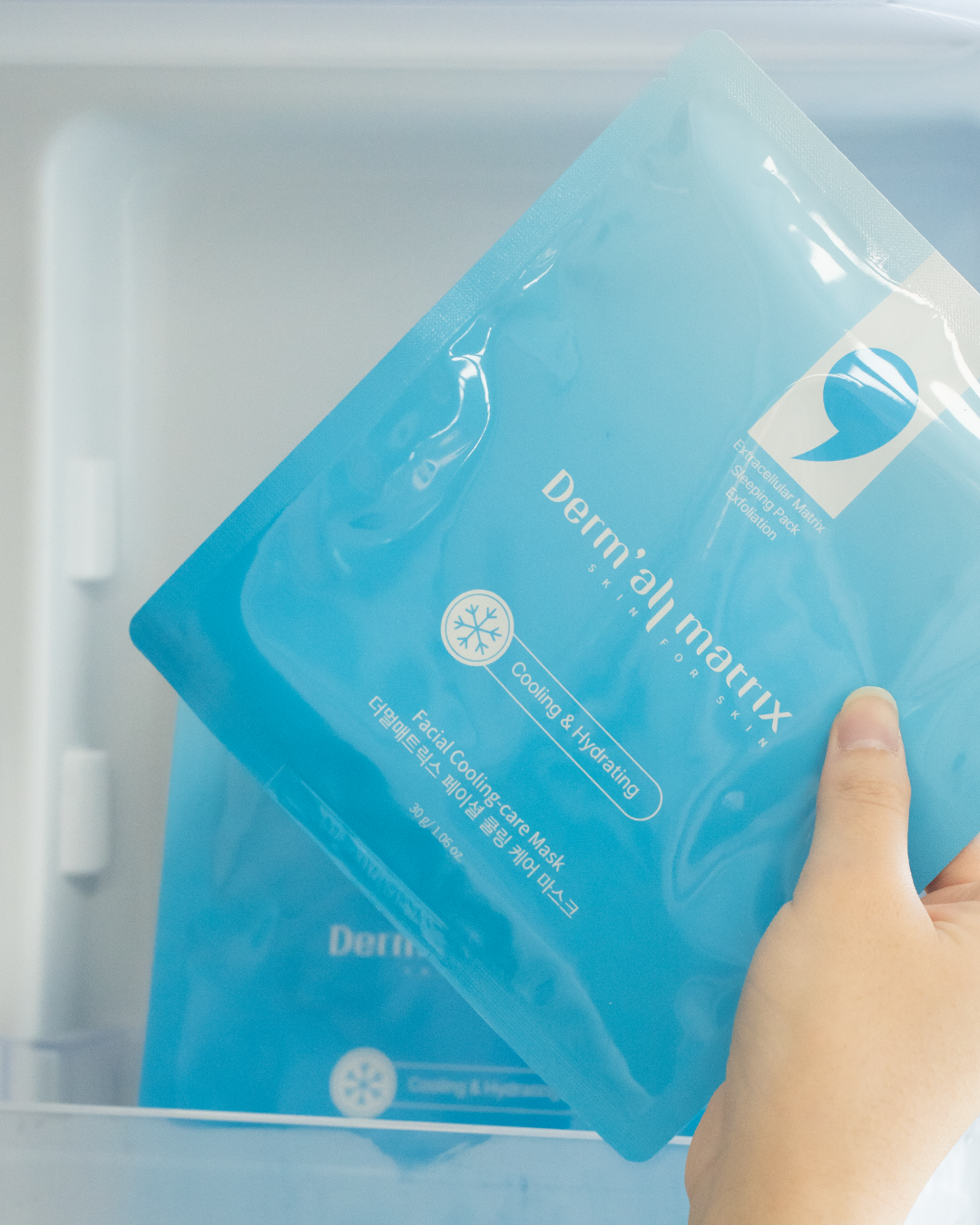 Dermall Matrix Facial Cooling-care Mask 1box (5pcs)