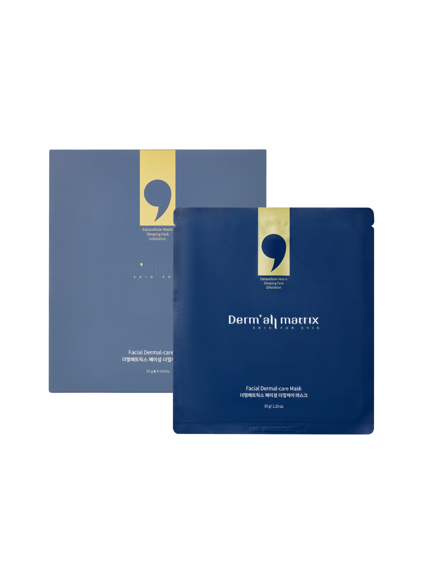 Dermall Matrix Facial Dermal-Care Mask 1pc